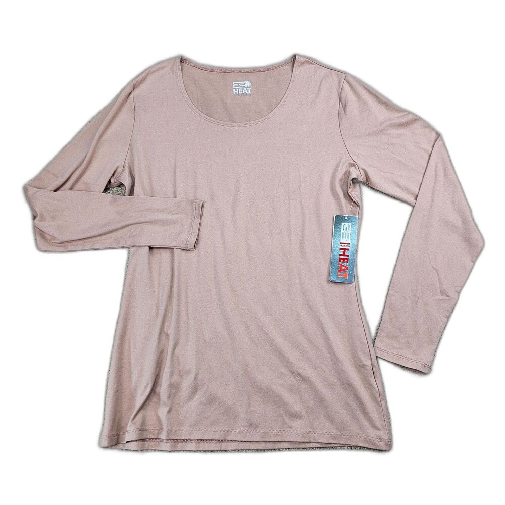 32 Degrees Heat Womens L Long Sleeve Scoop Neck Tops 3 Pack NWT Base Layer - Picture 8 of 14